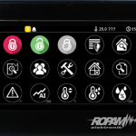TPR-4BS-P Panel dotykowy 4,3", stałe złącza, rezystancyjny
