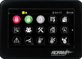 TPR-4BS-P Panel dotykowy 4,3", stałe złącza, rezystancyjny