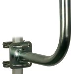UBC-38/300-Z Uchwyt balkonowy z płytką czołową, ocynkowany, ramie 300 mm