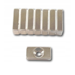 MPŁ 20x10x5 N38 Magnes Neodymowy Płytkowy pod śrubkę