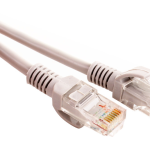 GF-PC5EUTP-1G PATCHCORD SKRĘTKA CAT.5E UTP 1m szary