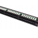PGF-5EUTP48-B9 PATCH PANEL UTP CAT.5E 48 PORTÓW