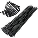 Opaska kablowa zaciskowa nylonowa czarna 4х200mm 100szt