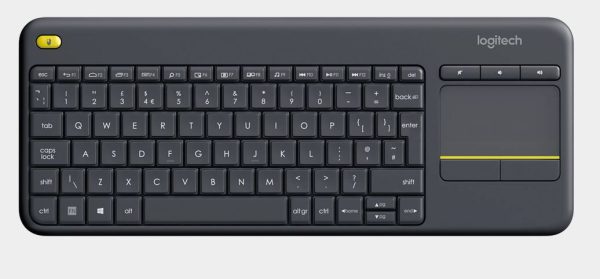 Wireless Touch Keyboard K400 Plus Black