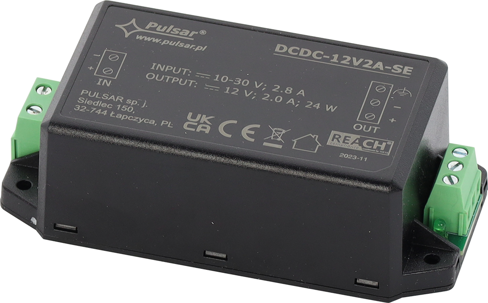DCDC-12V2A-SE Przetwornica podwyższająco-obniżająca napięcie