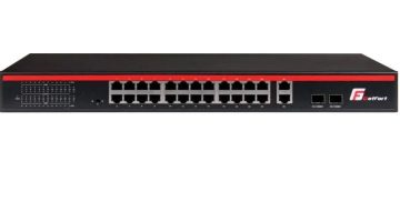 GF-226G-24P-250 SWITCH POE GETFORT 24FE+2GE+2SFP 250W