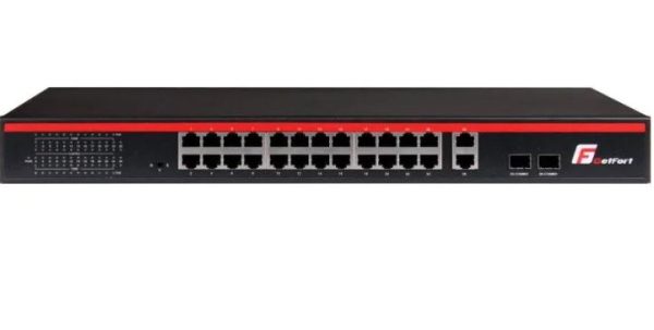 GF-226G-24P-250 SWITCH POE GETFORT 24FE+2GE+2SFP 250W