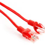 GF-PC5EUTP-5R PATCHCORD SKRĘTKA CAT.5E UTP 5m czerwony