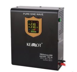 URZ3405 PROsinus-800 Zasilacz awaryjny przetwornica z czystym przebiegiem sinusoidalnym i funkcją ładowania 12V 230V  800VA/500W