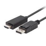 CA-DPHD-11CC-0010-BK KABEL DISPLAYPORT(M) V1.1 ->HDMI(M)