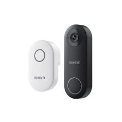 D340W (Czarny) Wideodzwonek IP, 5Mpix, WiFi dual-band, 2.3mm