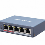 DS-3E1105P-EIV2 Switch PoE Hikvision, 4-porty FE PoE, 1x port FE