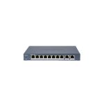 DS-3E1310P-EI(B) Switch PoE 8x 100M PoE, 2xUpLink 1000M, PoE 110W