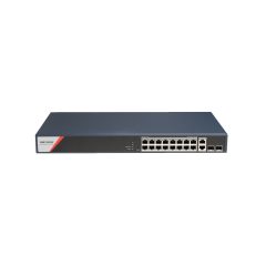 DS-3E1520HP-SI-16P2T2F Switch PoE , 16x Gb PoE, 2x Uplink, 2x SFP, 230W