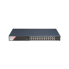 DS-3E1528HP-SI-24P2T2F Switch PoE, 24x Gb PoE, 2xUplink, 2x SFP, PoE 370W