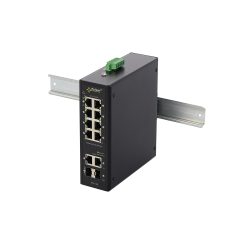 ISFG108 Switch przemysłowy PoE (8xPoE, 2xSFP, 2xRJ45)