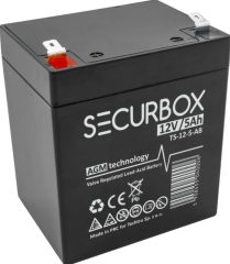 TS-12-5-AB SECURBOX Akumulator VRLA AGM 12V 5Ah