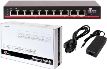 SWITCH POE GETFORT 8FE+2GE 120W