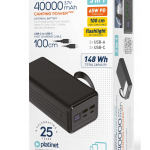 POWER BANK SZYBKI MOCNY AKUMULATOR 2x USB 2x USB-C 40000mAh QC 3.0 moc 65W