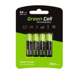 GREEN CELL AKUMULATORKI PALUSZKI 4X AA R6 2000MAH