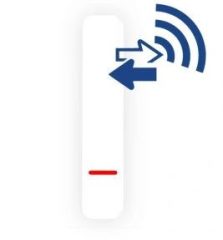 EvoDOOR NX SHOX WH bezprzewodowy czujnik wstrząsowy kontaktron EvoLINK GENEVO