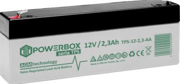 TPS-12-2,3-AA Akumulator VRLA AGM 12V 2,3Ah TPS (Żywotność 6-9 lat)