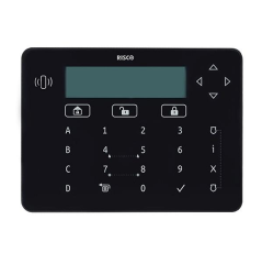 UŻYWANY RPKEL0B0000A (CZARNY) Klawiatura do systemu PROSYS PLUS, LIGHTSYS, PROSYS, dotykowa, przewodowa, czytniki RFID, natynkowa, Grade 3