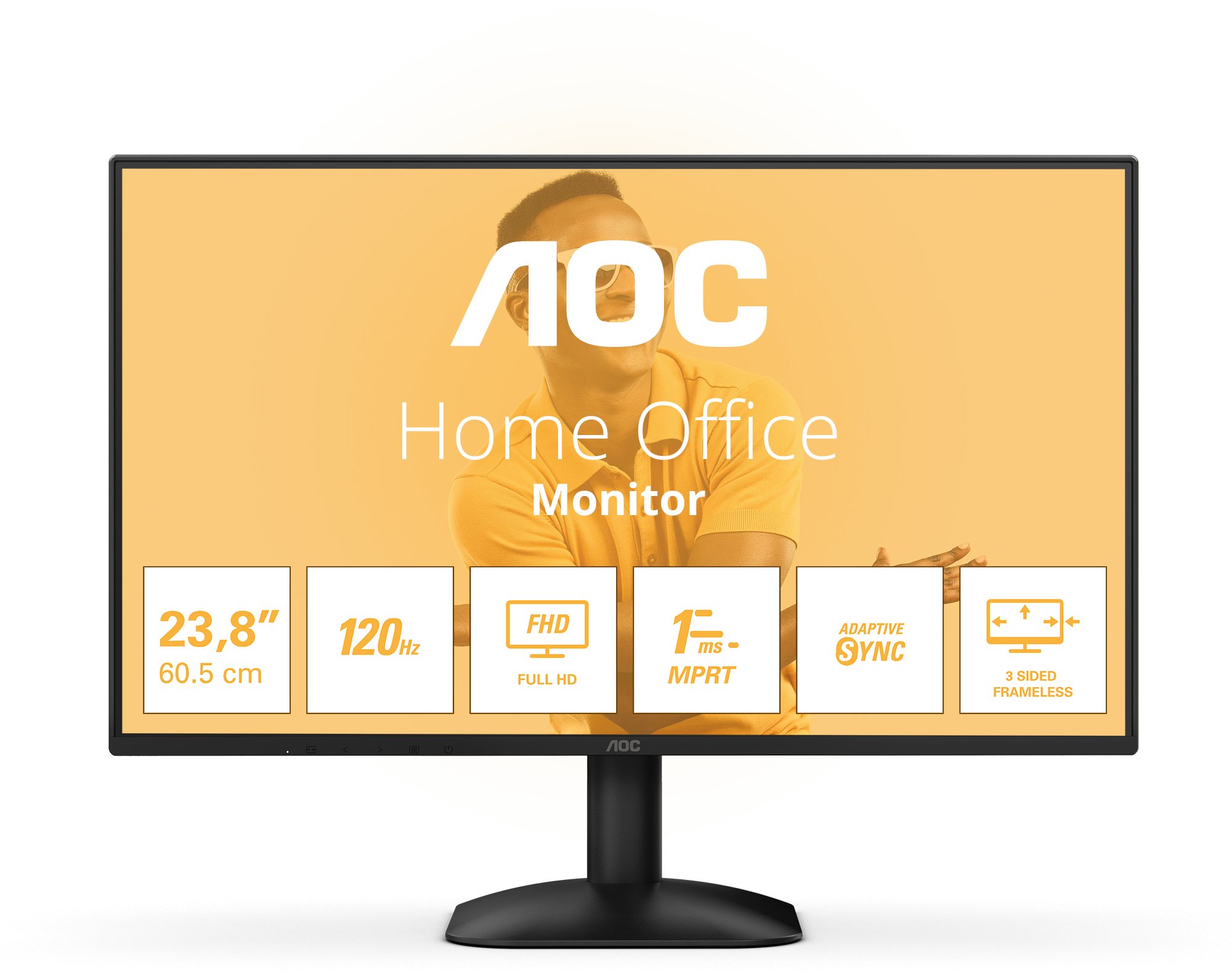Monitor AOC 24B31H 23,8" Full HD IPS 120Hz 1ms MPRT