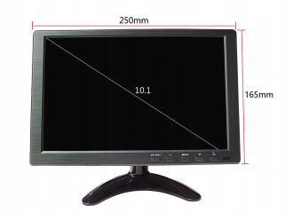 Monitor LCD 10 cali PRZEMYSŁOWY - VGA HDMI BNC - DO MASZYN MONITORINGU CCTV