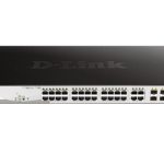 Switch Gigabit PoE+ (24 porty, 2 porty combo, 2 prty SFP)