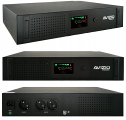 Zasilacz awaryjny UPS RACK 19" 2U 600W/1000VA AVR + 2x7Ah