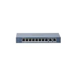 DS-3E0310HP-E(C) Swich PoE 10-port 8x 10/100 PoE 2x 1Gbps, niezarz,
