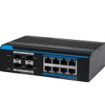 VONT-SP1508 Switch OPTIVA PoE, 8 portów GB, 8xPoE/PoE+ port 1 do 60W/HiPoE, 4xSFP, zarządzalny