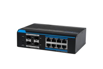VONT-SP1508 Switch OPTIVA PoE, 8 portów GB, 8xPoE/PoE+ port 1 do 60W/HiPoE, 4xSFP, zarządzalny