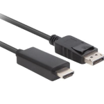 CA-DPHD-11CC-0050-BK Kabel adapter DP (M) - HDMI (M) 5m