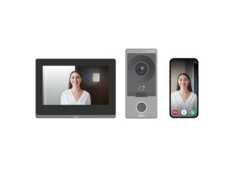 KIT/201S/372S Zestaw wideodomofonowy IP Wi-Fi Uniview