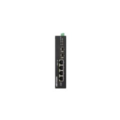 DS-3T0506HP-E/HS Switch 3xPoE 1xHiPoE 2 x SFP 60W, niezarządzalny