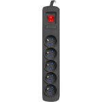 R5/30/CZ/WP LISTWA ZASILAJĄCA ARMAC R5 3M 5X 230V PL CZARNA WTYK PROSTY