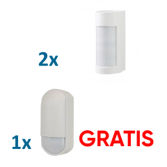ZZ-2x-VXI-ST+FLX-S-ST 2 czujki VXI-ST + czujka FLX-S-ST GRATIS