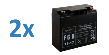 ZZ-2x-FGB 18-12 Zestaw 2 x akumulator FGB 18-12, 18Ah