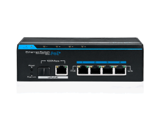 VONT-SP1104 Switch OPTIVA PoE FastEthernet, 5 portów FE, 4xPoE/PoE+, 1xSFP