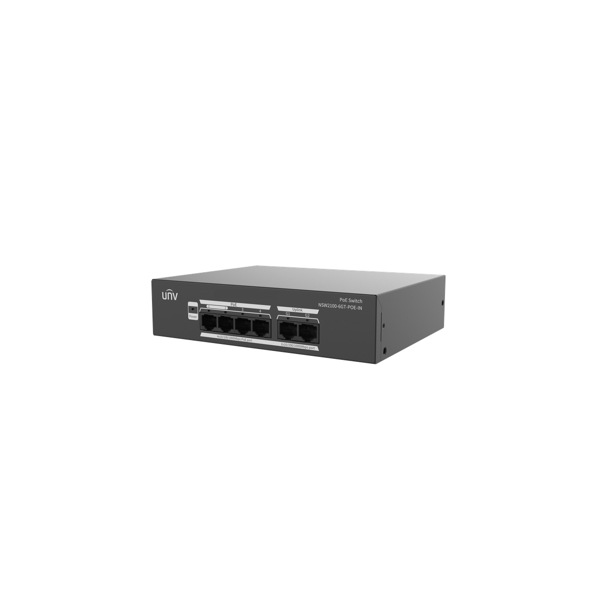 NSW2100-6GT-POE-IN Switch PoE 6-portowy Gigabit Uniview
