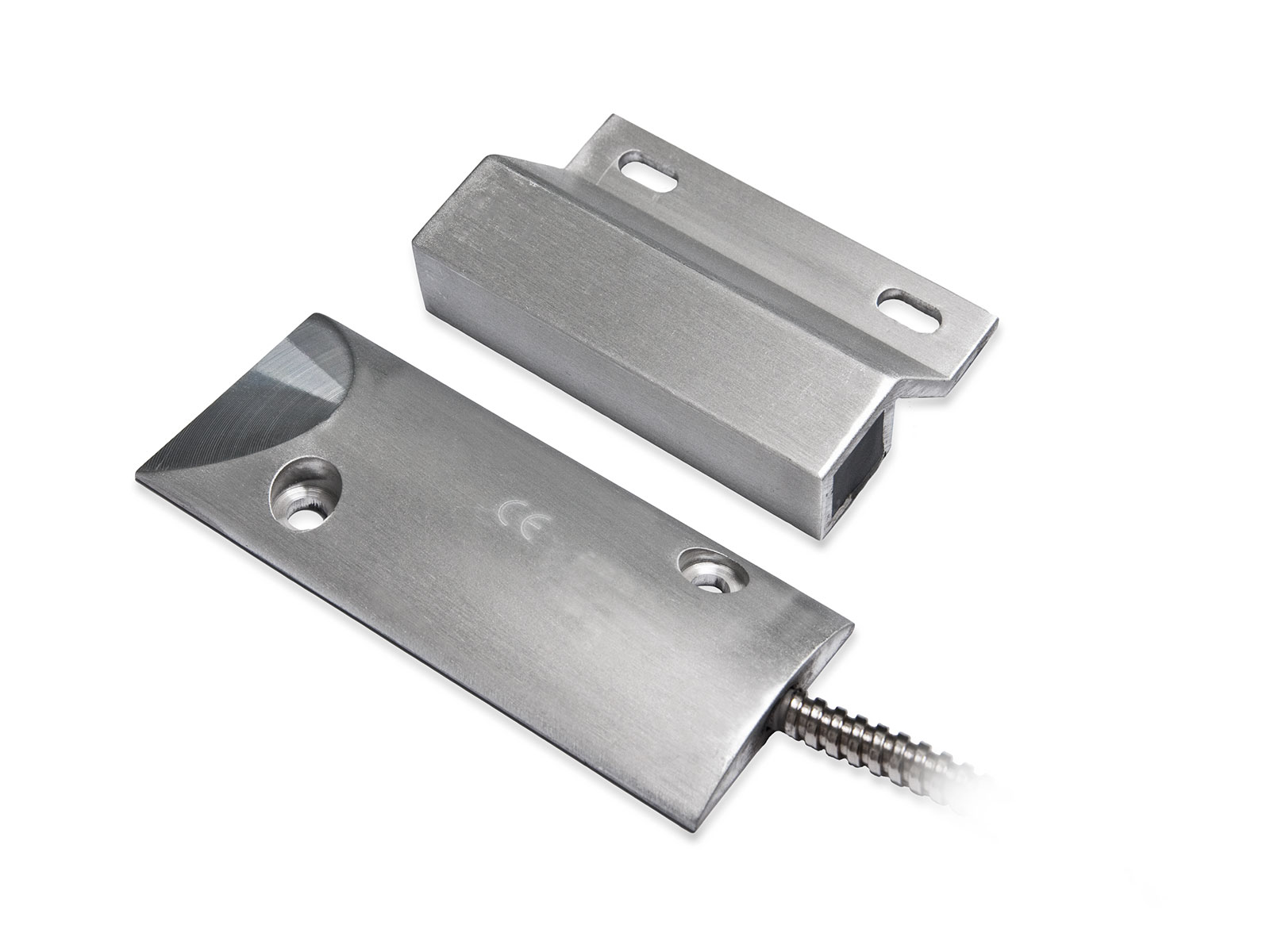 KG-3013 Kontaktron bramowy, metalowa osłona kabla, NC