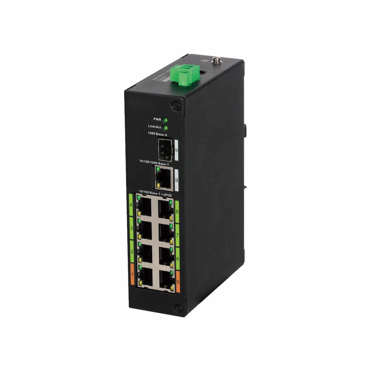 LR2110-8ET-120 Switch 10 portowy 8xPoE 1x1Gb 1xSFP ePoE