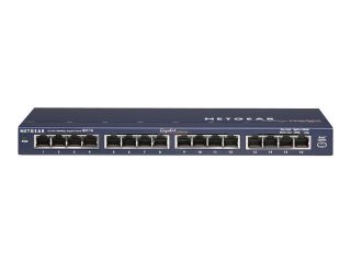 GS116GE Switch PoE FE 16 portowy, 16xPoE