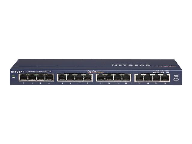 GS116GE Switch PoE FE 16 portowy, 16xPoE